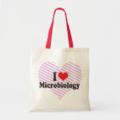 Ik hou van microbiologie tote bag (Voorkant)
