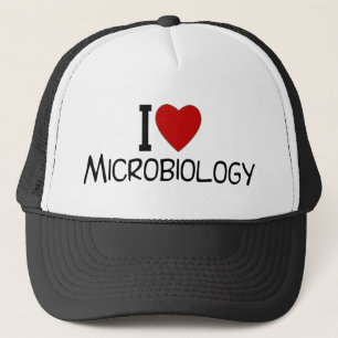 Ik hou van microbiologie trucker pet