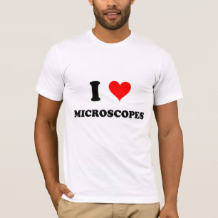 Ik hou van microscopen t-shirt
