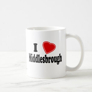 Ik hou van Middlesbrough Koffiemok