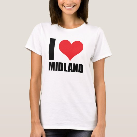 Ik hou van Midland T-shirt (Voorkant)