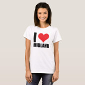 Ik hou van Midland T-shirt (Voorkant volledig)
