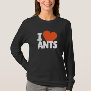 Ik Hou Van Mieren Hart Mieren T-shirt