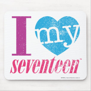 Ik hou van mijn 17 Aqua Muismat