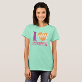 Ik hou van mijn 17 Sinaasappel T-shirt (Voorkant volledig)