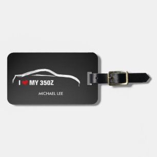 Ik hou van mijn 350Z Bagagelabel