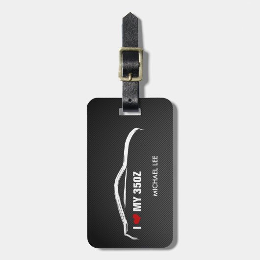 Ik hou van mijn 350Z Bagagelabel (Voorkant verticaal)