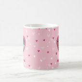 Ik hou van mijn aangepaste foto van Husband Hearts Koffiemok (Center)