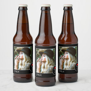 Ik hou van mijn aangepaste SIS-foto - op maat gema Bier Etiket