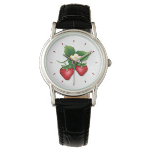 Ik hou van mijn aardbei horloge