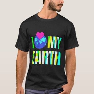 Ik hou van mijn aarde - milieubescherming t-shirt
