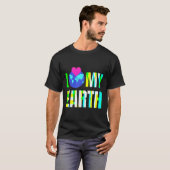Ik hou van mijn aarde - milieubescherming t-shirt (Voorkant volledig)