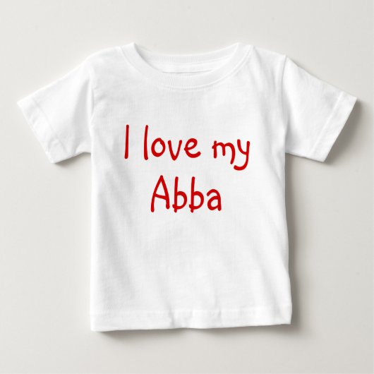 Ik hou van mijn Abba kleren voor Baby (Voorkant)