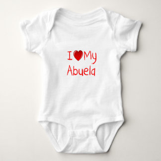 Ik hou van mijn Abuela-Baby en Toddler T-Shirt