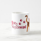Ik hou van mijn Abyssiniër! Koffiemok (Center)