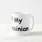 Ik hou van mijn Abyssiniër Koffiemok (Voorkant rechts)