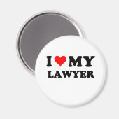 Ik hou van mijn advocaat magneet (Voorkant / Achterkant)