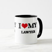 Ik hou van mijn advocaat mok (Voorkant rechts)
