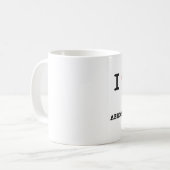 Ik hou van mijn AERONAUTISCHE ENGINEER Koffiemok (Voorkant links)