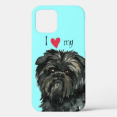 Ik hou van mijn affenpinscher Case-Mate iPhone case (Achterkant)