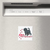 Ik hou van mijn affenpinscher! magneet (Insitu (Vaatwasser))