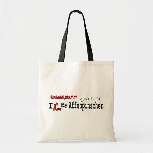 Ik hou van mijn Affenpinscher Tote Bag (Voorkant)