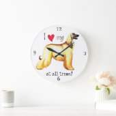 Ik hou van mijn Afghaanse hond Grote Klok (Huis)