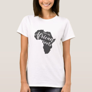 Ik hou van mijn Afrikaanse wortels T-shirt