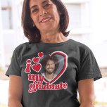 Ik hou van mijn Afstuderen foto T-shirt<br><div class="desc">Show je afstudeerder hoe trots je bent met dit Ik hou van mijn Afstuderen shirt! Upload gewoon een foto en Zazzle zal deze op een shirt voor u afdrukken. Bestel er vandaag nog een!</div>