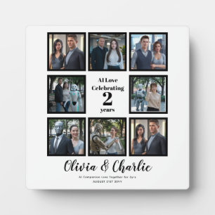 Ik hou van mijn AI-metgezel foto geschenken chatbo Fotoplaat