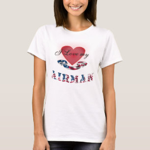 Ik hou van mijn Airman T-shirt