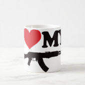 Ik hou van mijn AK47 Koffiemok (Center)