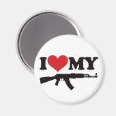 Ik hou van mijn AK47 Magneet (Voorkant / Achterkant)