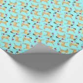 Ik hou van mijn Akita Cadeaupapier (Hoek)