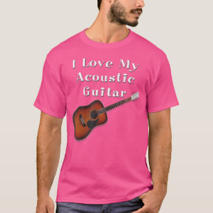 Ik hou van mijn akoestische Shirt