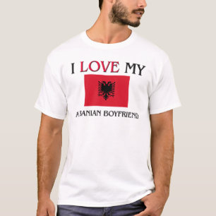 Ik hou van mijn Albanese vriend T-shirt