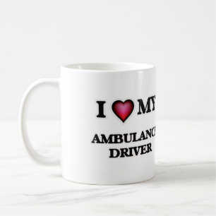 Ik hou van mijn Ambulance Driver Koffiemok