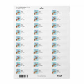 Ik hou van mijn Amerikaanse Engelse hond Etiket (Full Sheet)