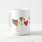 Ik hou van mijn Amerikaanse hond Koffiemok (Voorkant links)
