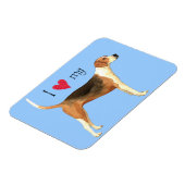 Ik hou van mijn Amerikaanse hond Magneet (Linkerzijde)