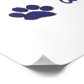 Ik hou van mijn Amerikaanse hond (Vrouw Dog) Poster (Hoek)