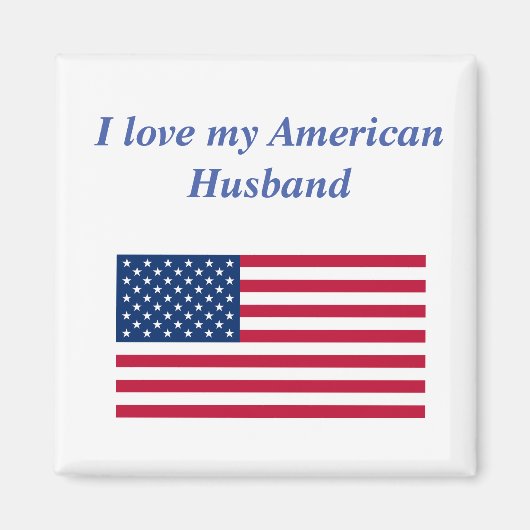 Ik hou van mijn Amerikaanse man Magneet (Voorkant)