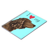 Ik hou van mijn Amerikaanse waterspaniel Notitieboek (Linkerzijde)
