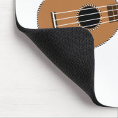 Ik hou van mijn ananasappel Ukulele Muismat (Hoek)