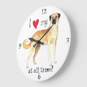 Ik hou van mijn Anatolian Shepherd Dog Grote Klok (Hoek)