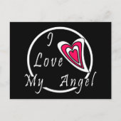 Ik hou van mijn Angel Briefkaart (Voorkant)