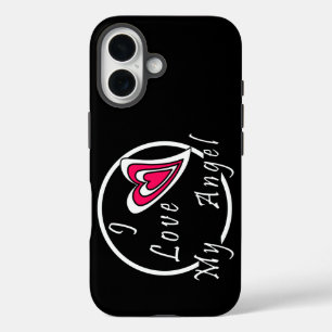 Ik hou van mijn Angel iPhone 16 Hoesje