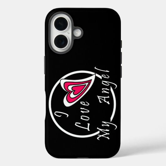 Ik hou van mijn Angel Case-Mate iPhone Case (Achterkant)