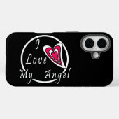 Ik hou van mijn Angel Case-Mate iPhone Case (Achterkant (horizontaal))