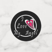 Ik hou van mijn Angel Confetti (Kleine voorkant)